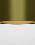 Avocado Satin Silk Gold Lining Lampshade