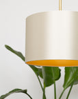 Caribou Satin Silk Gold Lining Lampshade