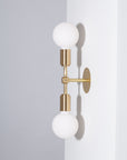 DOUBLE SPHERE FLUSH MOUNT