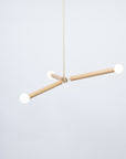 English Oak Tilt Dim to Warm Sphere Pendant