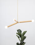 English Oak Tilt Dim to Warm Sphere Pendant