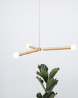 English Oak Tilt Dim to Warm Sphere Pendant