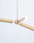 English Oak Tilt Dim to Warm Sphere Pendant