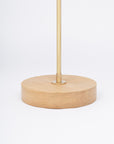 Oslo Double Sphere Dim to Warm Oak Table Lamp
