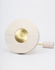Oslo White Ash Double Sphere Dim To Warm Table Lamp