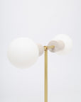 Oslo White Ash Double Sphere Dim To Warm Table Lamp