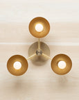 Triple Half Cup Dome Wall Sconce Tala Sphere I