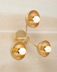 Triple Half Cup Dome Wall Sconce Tala Sphere I