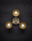 Triple Half Cup Dome Wall Sconce Tala Sphere I