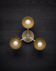 Triple Half Cup Dome Wall Sconce Tala Sphere I