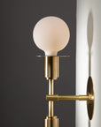 Double Sphere Disc Flush Mount Wall Light Sconce