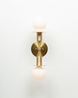 Double Sphere Disc Flush Mount Wall Light Sconce