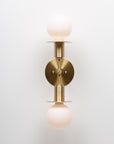 Double Sphere Disc Flush Mount Wall Light Sconce