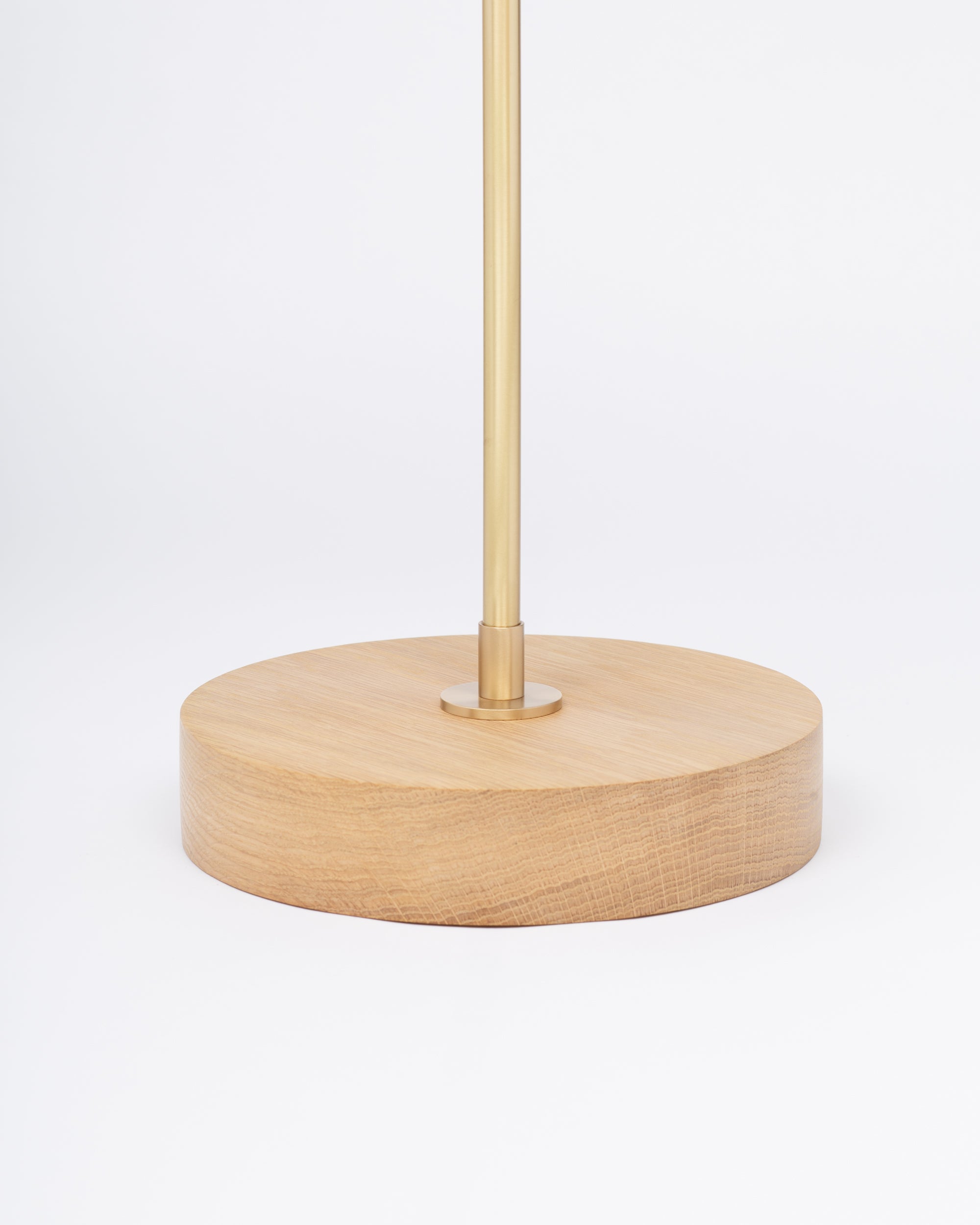 Oslo Double Sphere Dim to Warm Oak Table Lamp