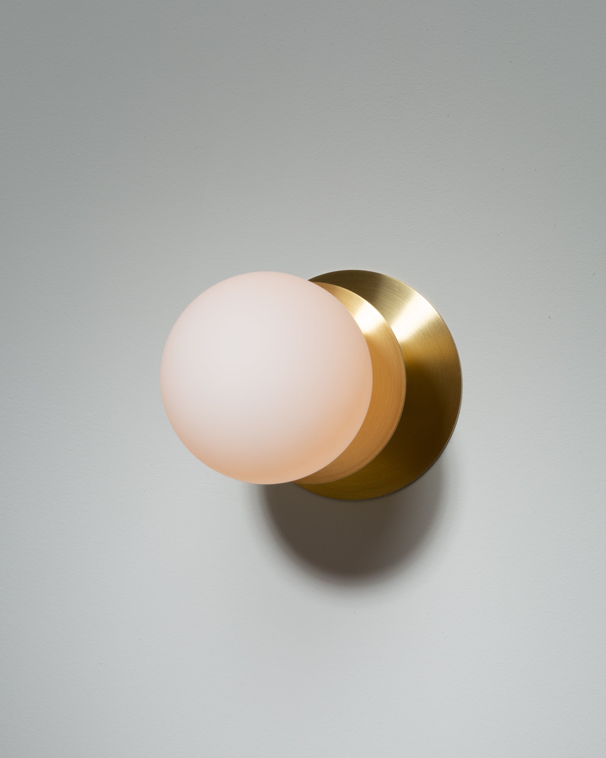 Sphere Disc Flush Mount Wall Sconce