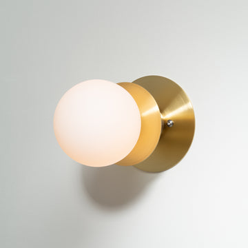 Sphere Disc Flush Mount Wall Sconce