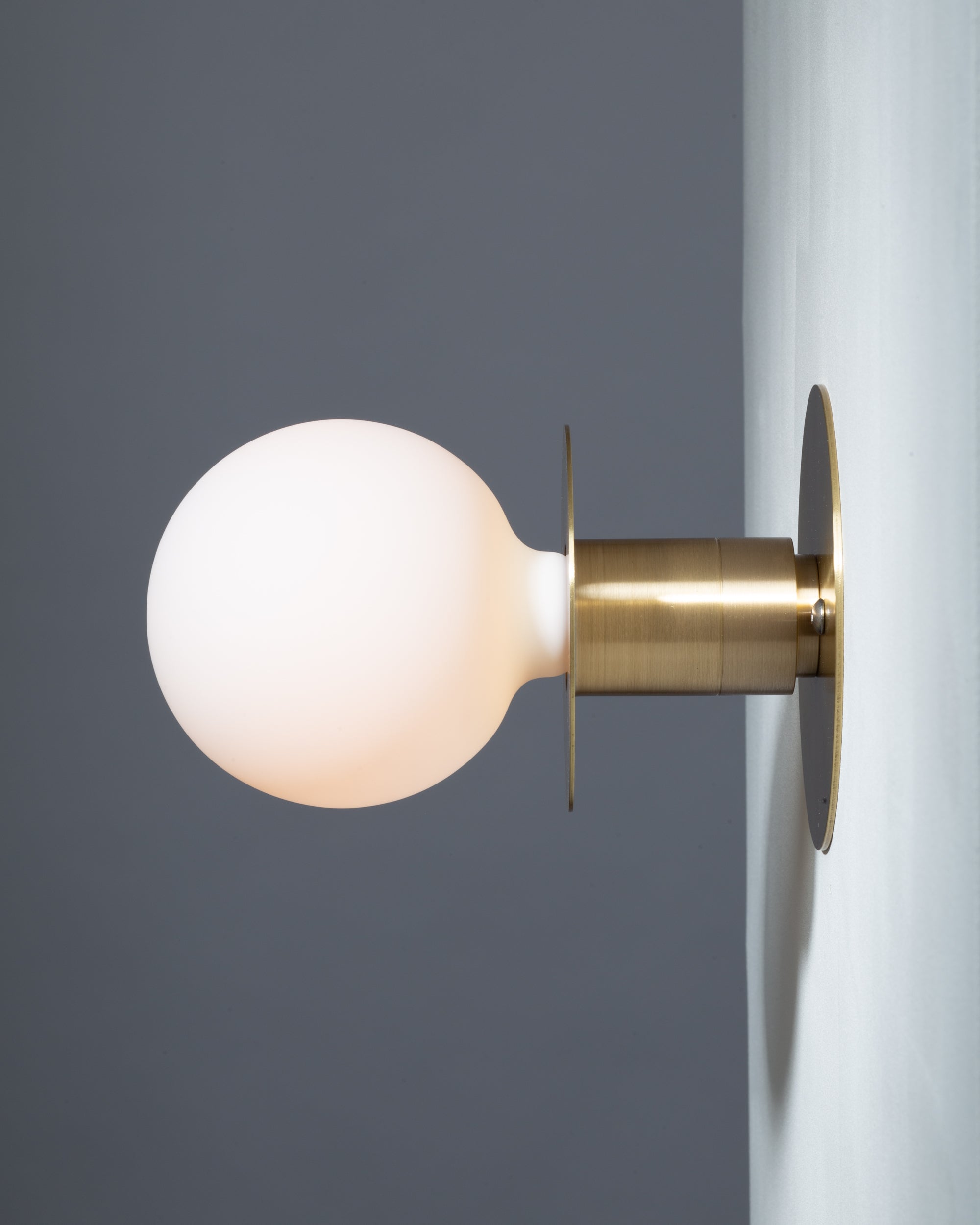 Sphere Disc Flush Mount Wall Sconce