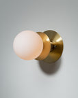 Sphere Disc Flush Mount Wall Sconce