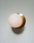 Sphere Disc Flush Mount Wall Sconce