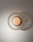 Holophane Dome Sphere Bronze Wall Light