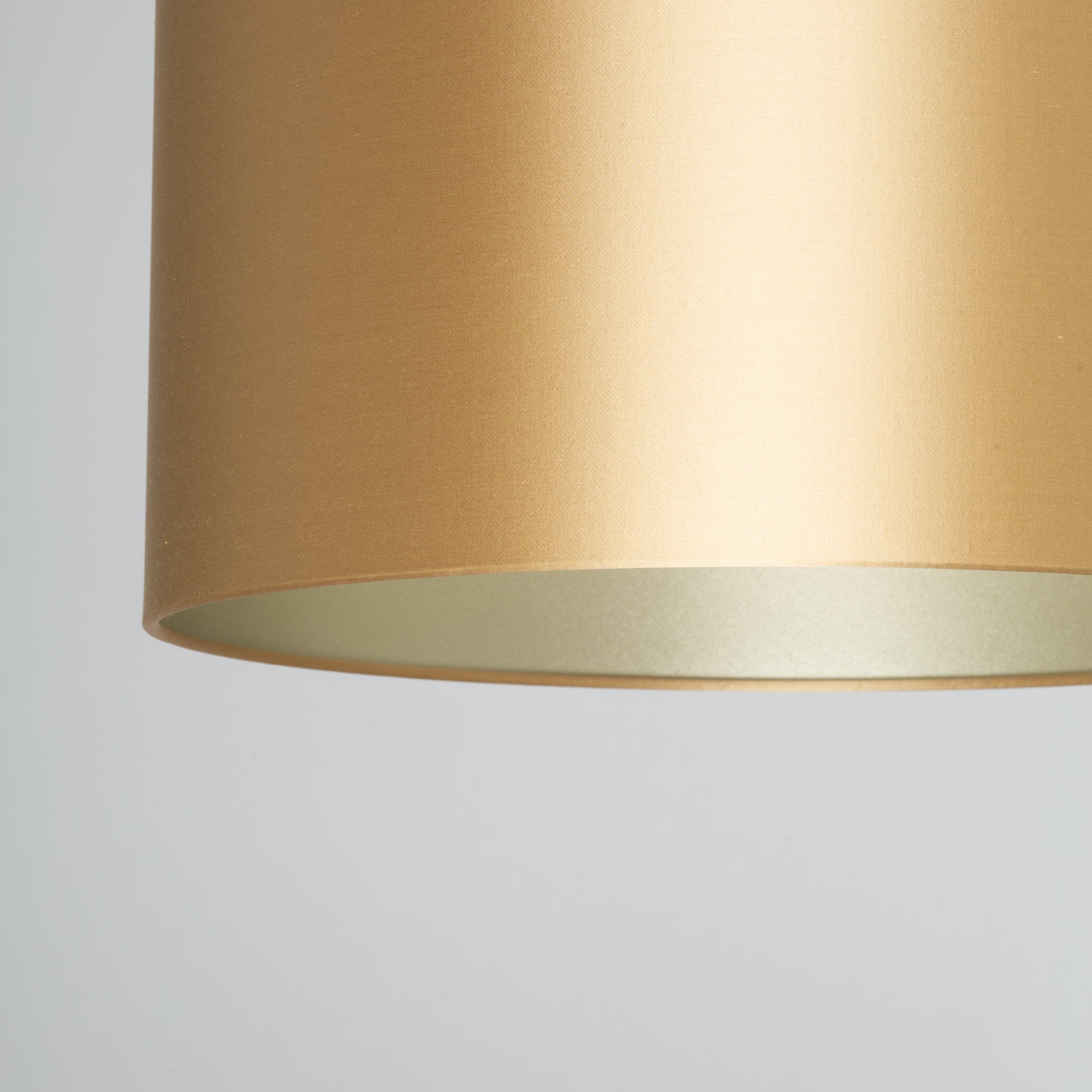 VINSANTO SATIN SILK CHAMPANGE LINING LAMPSHADE