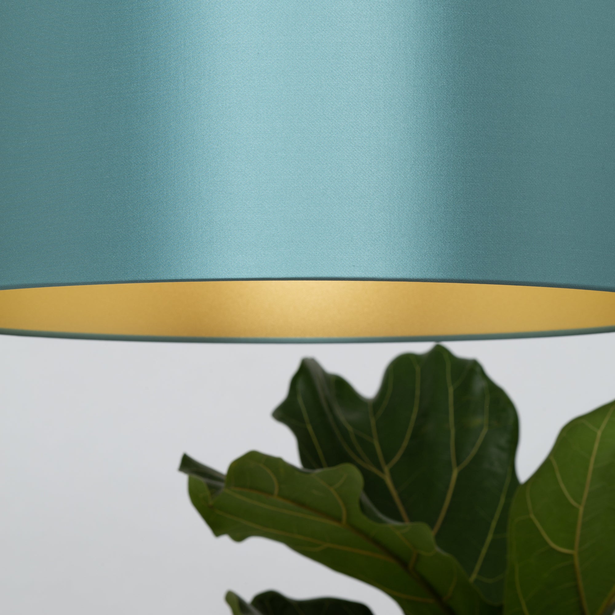 Celestial Satin Silk Gold Lining Lampshade