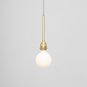 BRASS HANG STRAIGHT STEM WITH FABRIC CABLE