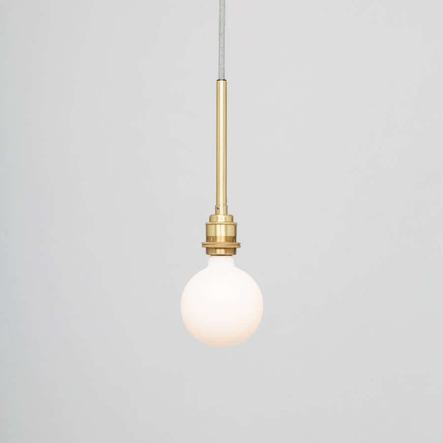BRASS HANG STRAIGHT STEM WITH FABRIC CABLE