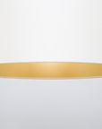 Mistletoe silk warm white gold lampshade