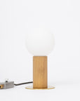 Oak Sphere IV Dim to Warm Table Lamp