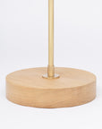 Oslo Double Sphere Dim to Warm Oak Table Lamp