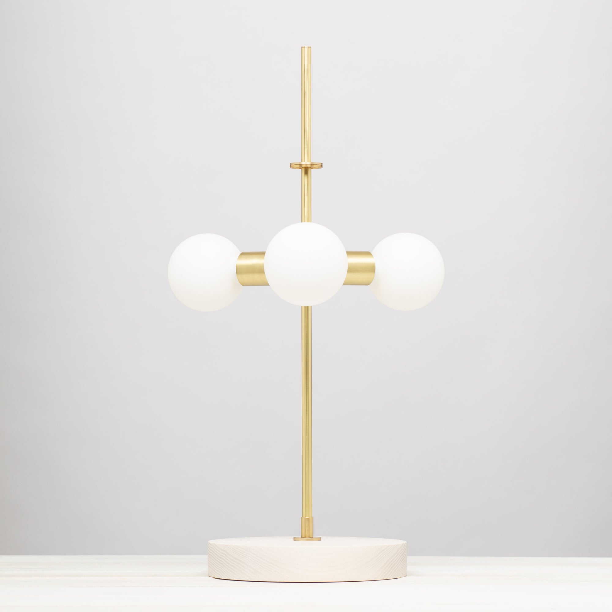 Porcelain Silk White Ash Table Lamp