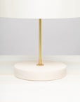 Porcelain Silk White Ash Table Lamp
